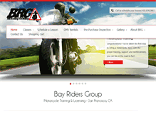 Tablet Screenshot of bayridersgroup.com